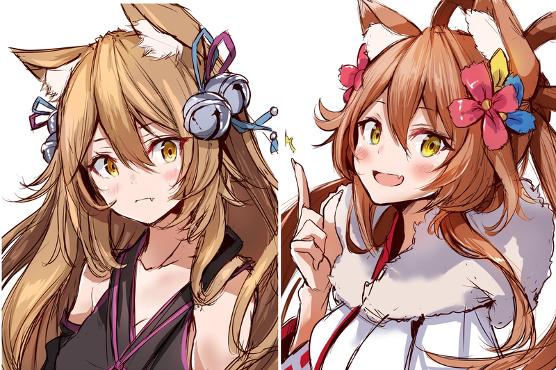 这款壁纸太绝！黄瞳黑发动漫少女高清图