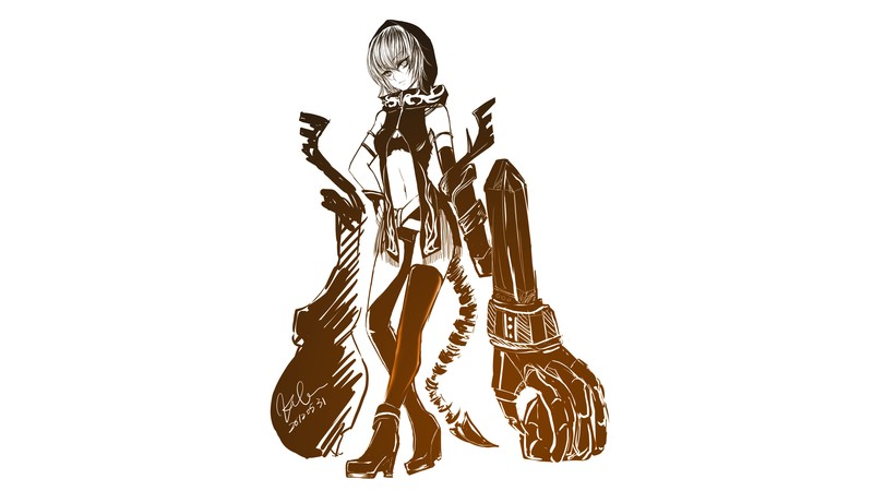 黑岩射手系列壁纸合集 飒爽少女超吸睛