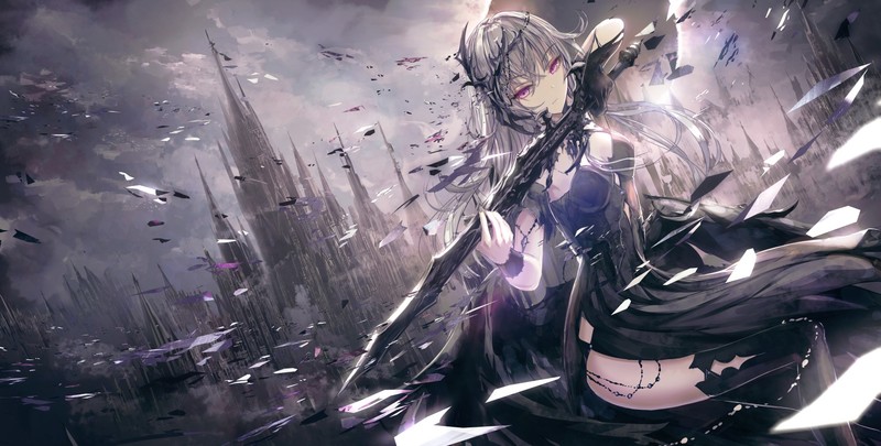 这组二次元少女插画壁纸超绝