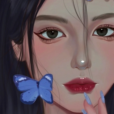 13张超精致手绘唯美女生头像，氛围感拉满