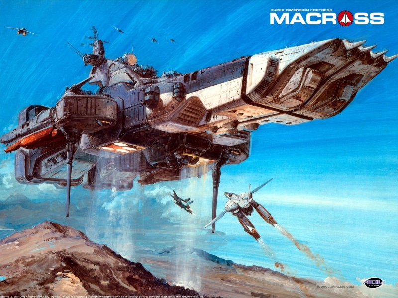 超燃太空机甲壁纸！超时空要塞720P高清版