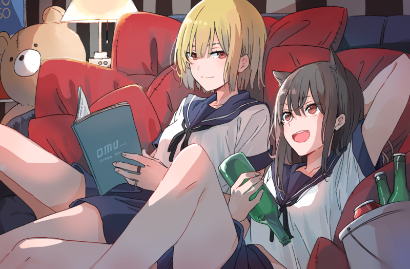 二次元少女数字绘壁纸合集