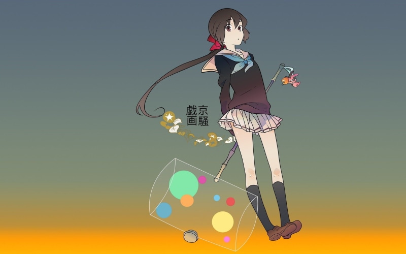 《京骚戏画》琴叶高清壁纸合集 少女制服造型超吸睛