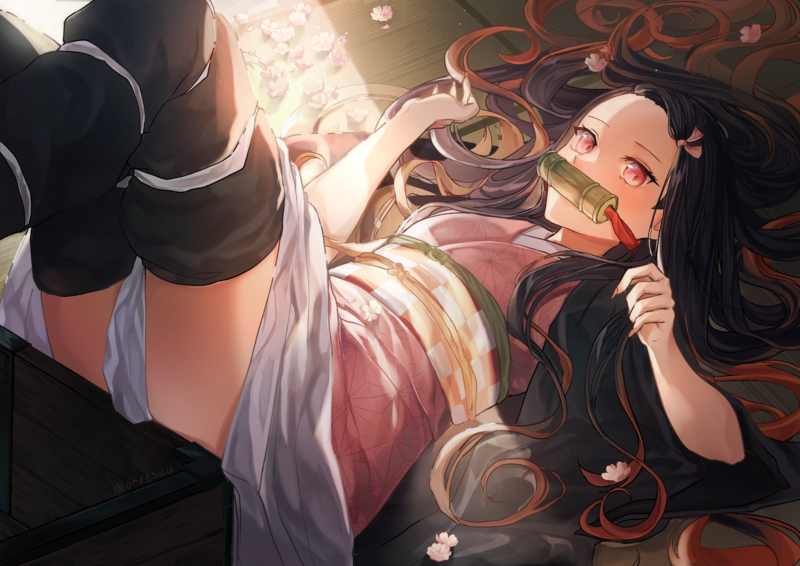 《鬼灭之刃》祢豆子绝美2D同人壁纸合集