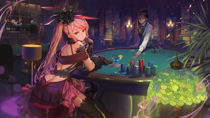 《永七之都金发少女高清壁纸合集》