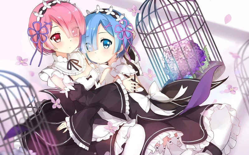 蕾姆泳装同人壁纸合集