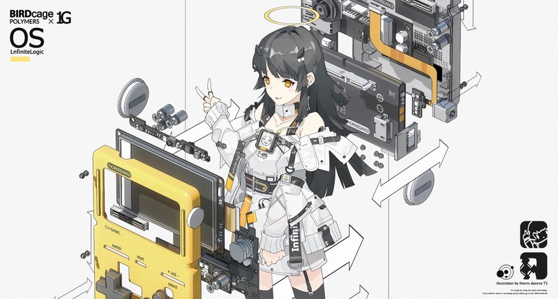 一眼心动的GameBoy配色动漫少女壁纸合集