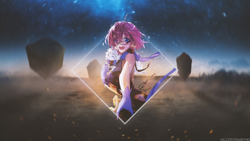 FGO玛修绝美壁纸合集！画中少女自带温柔氛围感