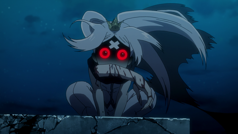 未来日记 姆尔姆尔 动漫 红眼睛 发光眼睛 皇冠高清壁纸