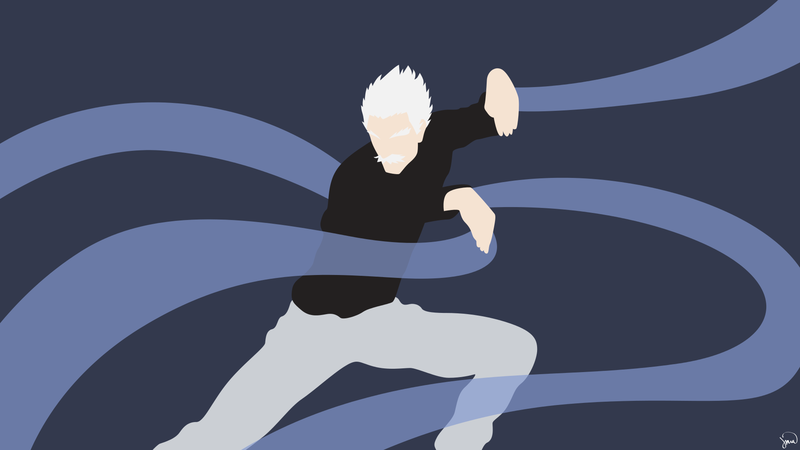 一拳超人村田雄介笔下银色獠牙高清壁纸