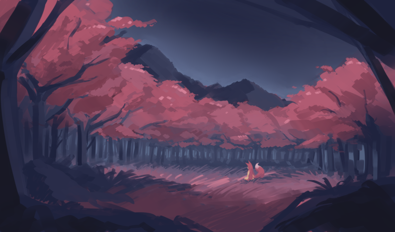 这款少女二次元手绘壁纸太绝了！