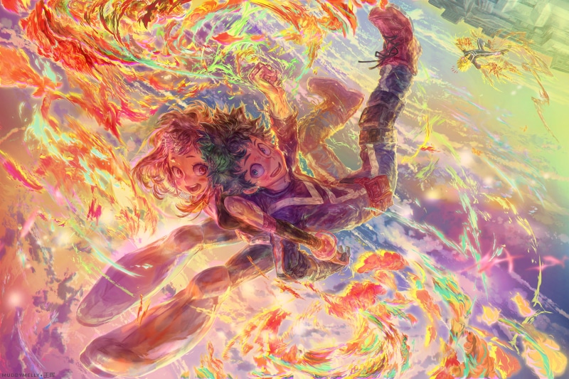 丽日奈心壁纸合集！我的英雄学院同人美图直接存