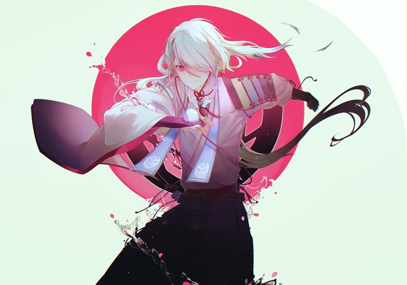 白发红发幻想少女壁纸合集