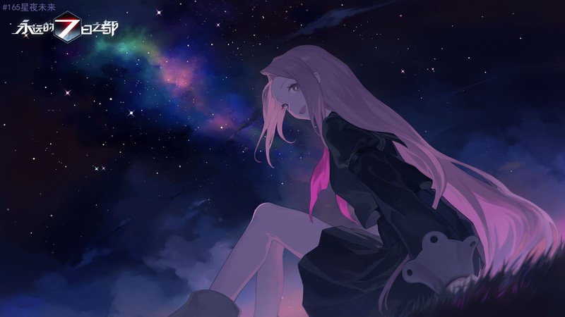 永远的第七之都动漫俯拍高清壁纸