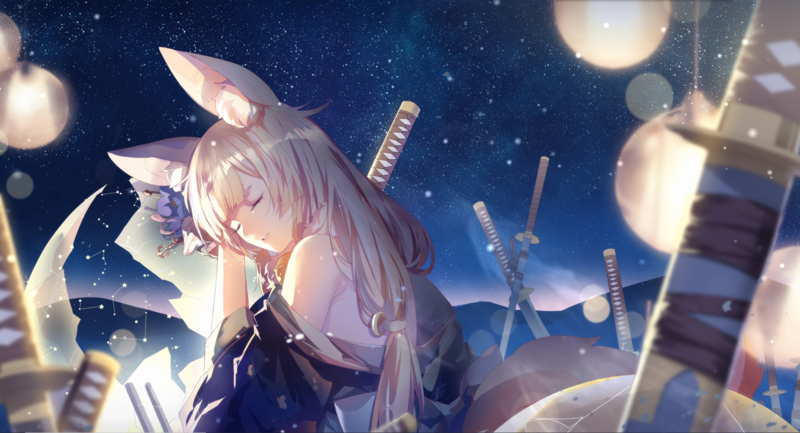 持枪动漫少女高清壁纸