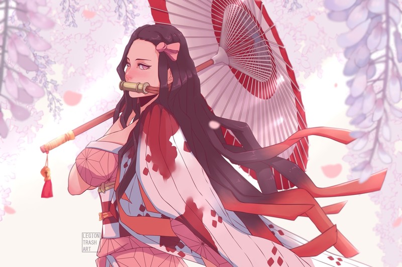 《鬼灭之刃》同人壁纸合集 祢豆子甘露寺蜜璃等角色超吸睛