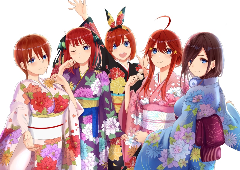 五等分的新娘壁纸合集！中野家五姐妹高清美图