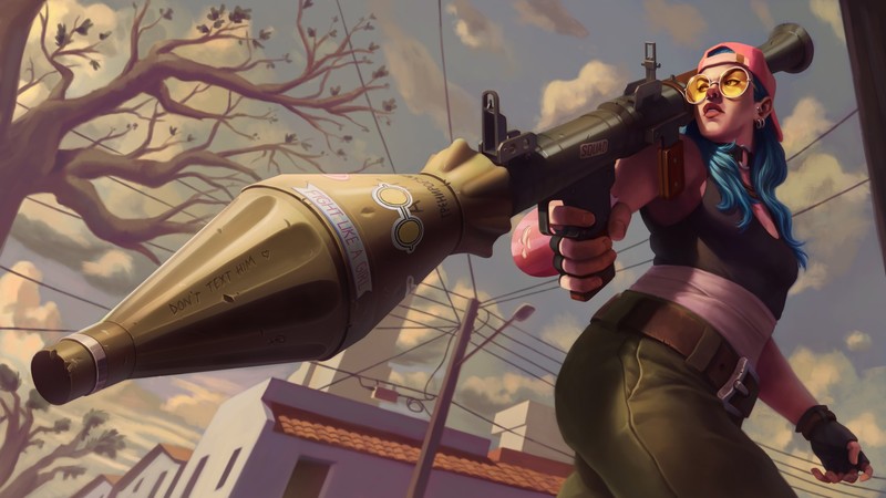 超带感！二次元少女扛RPG-7的高清壁纸合集