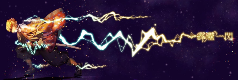 4K鬼灭之刃我妻善逸高清动漫壁纸来啦