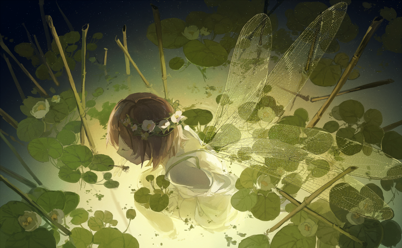 动漫少女精灵高清壁纸