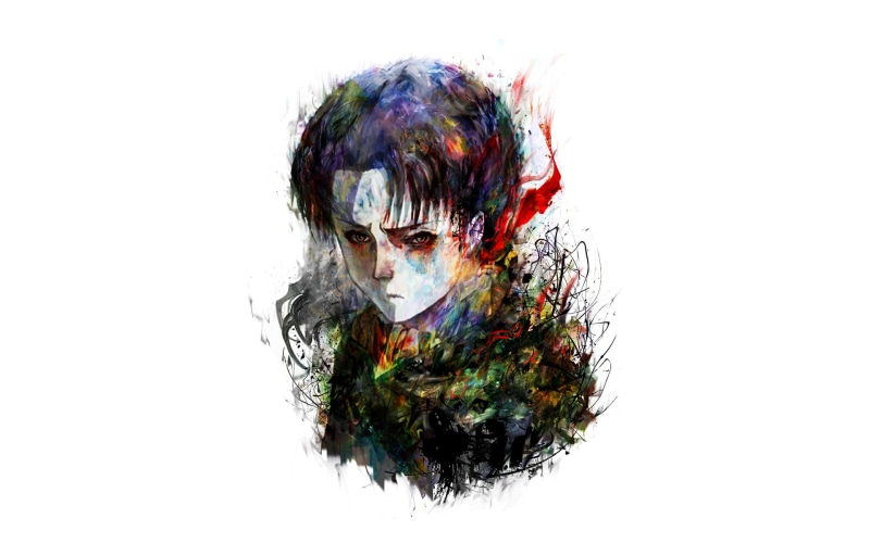 《进击的巨人利威尔兵长高清壁纸合集》