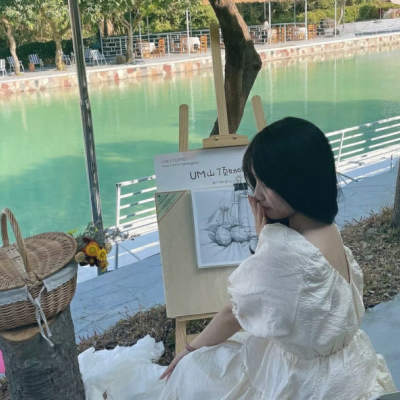 20张森系真人女生治愈风仙气头像合集