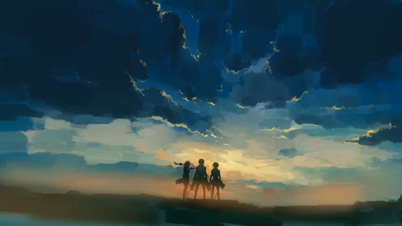 进击的巨人高清壁纸合集 艾伦、阿尔敏、三笠登场