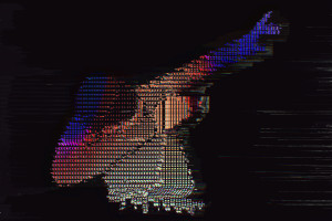 2160×3840故障艺术ASCII抽象壁纸