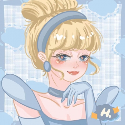 6人群用迪士尼公主可爱头像 一共6张哦