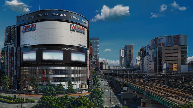 动漫风都市天际壁纸合集