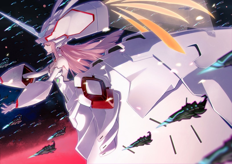 这是一组《DARLING in the FRANXX》动漫壁纸合集