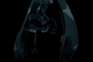 赛博初音ASCII艺术壁纸！1080×1920竖屏适配