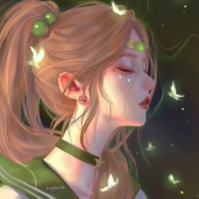 13张超精致手绘唯美女生头像，氛围感拉满