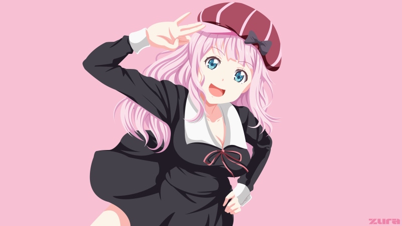 五K分辨率！辉夜大小姐想让我告白 动漫 藤原千花高清壁纸