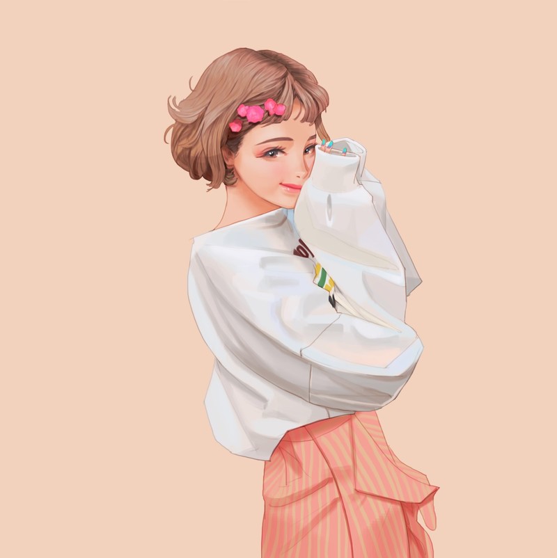 WB.lee绘制的幻想系动漫少女壁纸