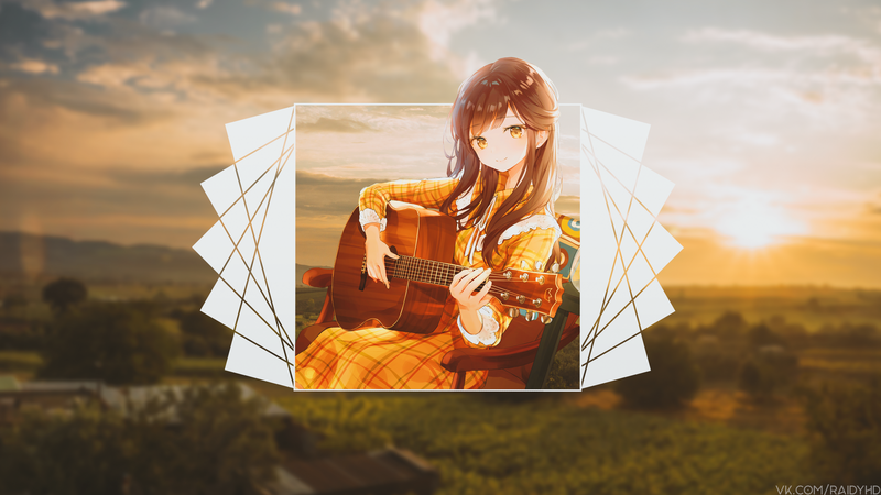 这组壁纸超绝！画中画二次元少女高清壁纸合集