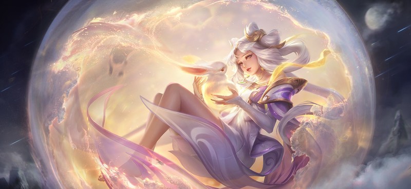 绝美幻想少女与兔子壁纸合集