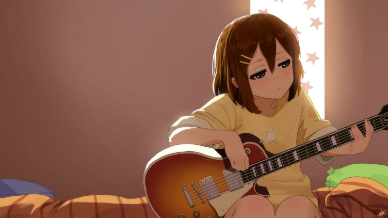 轻音少女同人壁纸合集！吉他少女的治愈日常