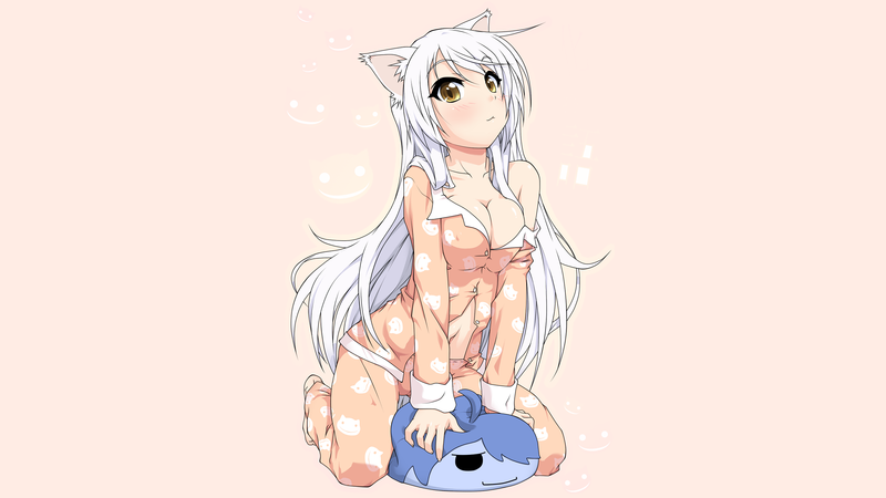 化物语系列羽川翼猫娘同人壁纸合集