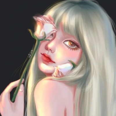 13张超精致手绘唯美女生头像，氛围感拉满