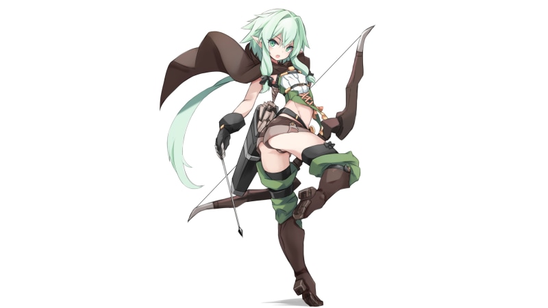 《哥布林杀手》精灵弓箭手高清壁纸 纯白背景超清爽