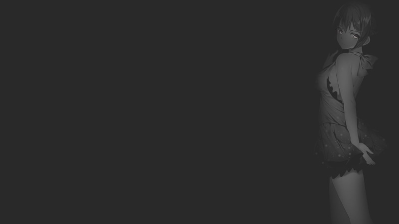 深夜氛围感拉满的极简风动漫少女壁纸合集