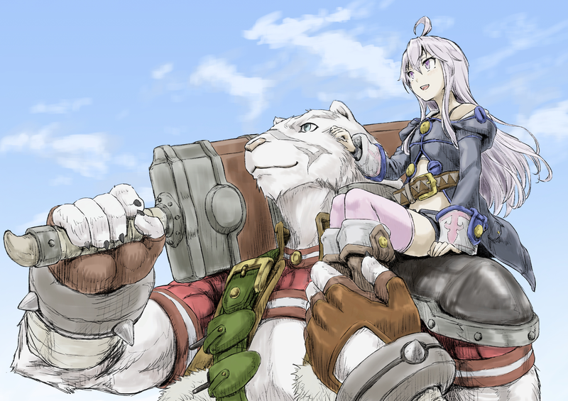 《从零开始的魔法书》银发紫眸少女同人壁纸合集