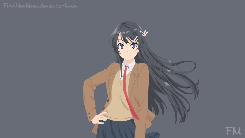 《青春猪头少年不会梦到兔女郎学姐》樱岛麻衣 1080P高清动漫壁纸