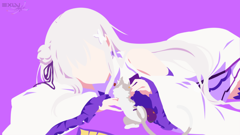 《Re:从零开始的异世界生活》艾米莉亚 高清动漫壁纸合集