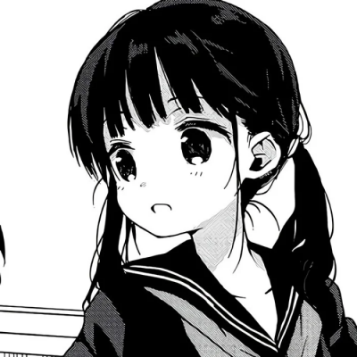二次元爱好者看过来！9张女生黑白漫画头像合集