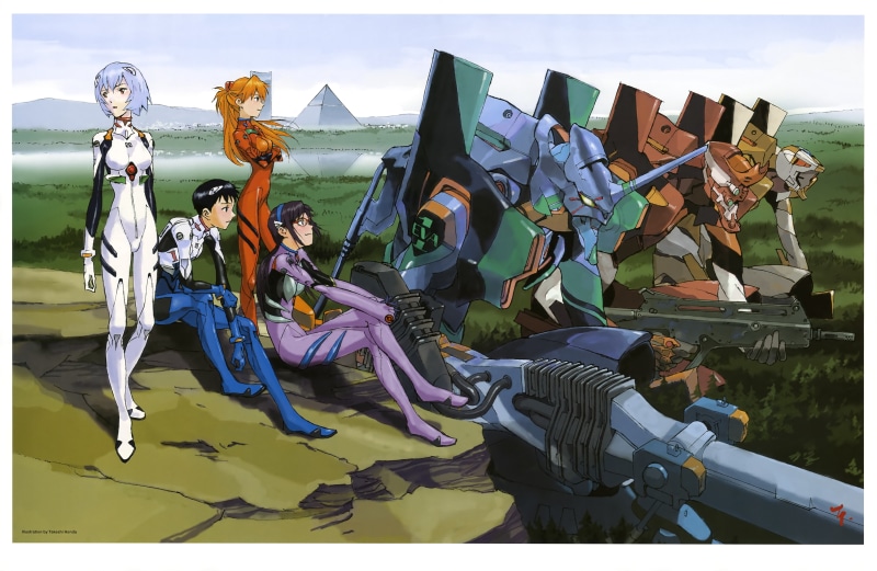 《新世纪福音战士》经典角色机甲壁纸合集 高清5K画质