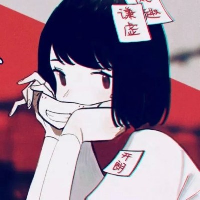 14张红色系高冷动漫女生头像合集