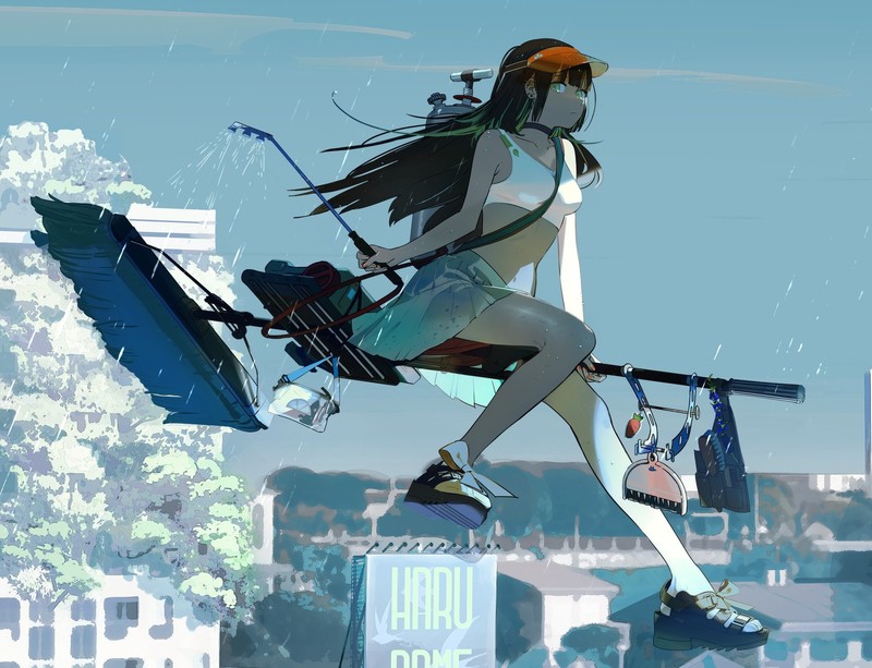 户外动漫原创角色高清壁纸