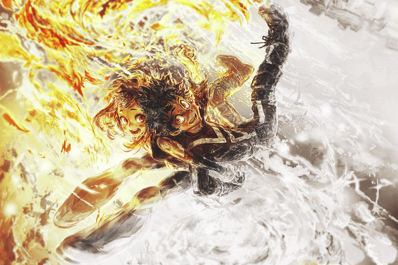 丽日暖黄，我的英雄学院情侣壁纸合集